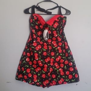 Sourpuss cherry romper
